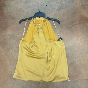 Ramy Brook Women's Yellow Blouse XL NWT